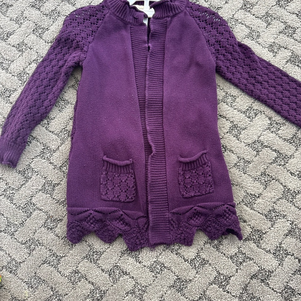 Persnickety Knit Cardigan with Lace Details